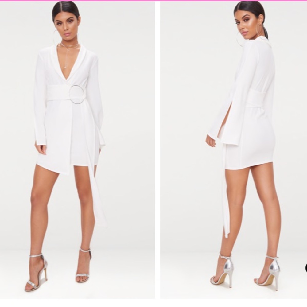 Size 8 Oversized Blazer Dress Wrap! NEVER WORN